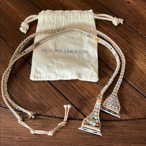 Victoria Emerson Apple Watch Pastel Beaded Wrap Bracelet